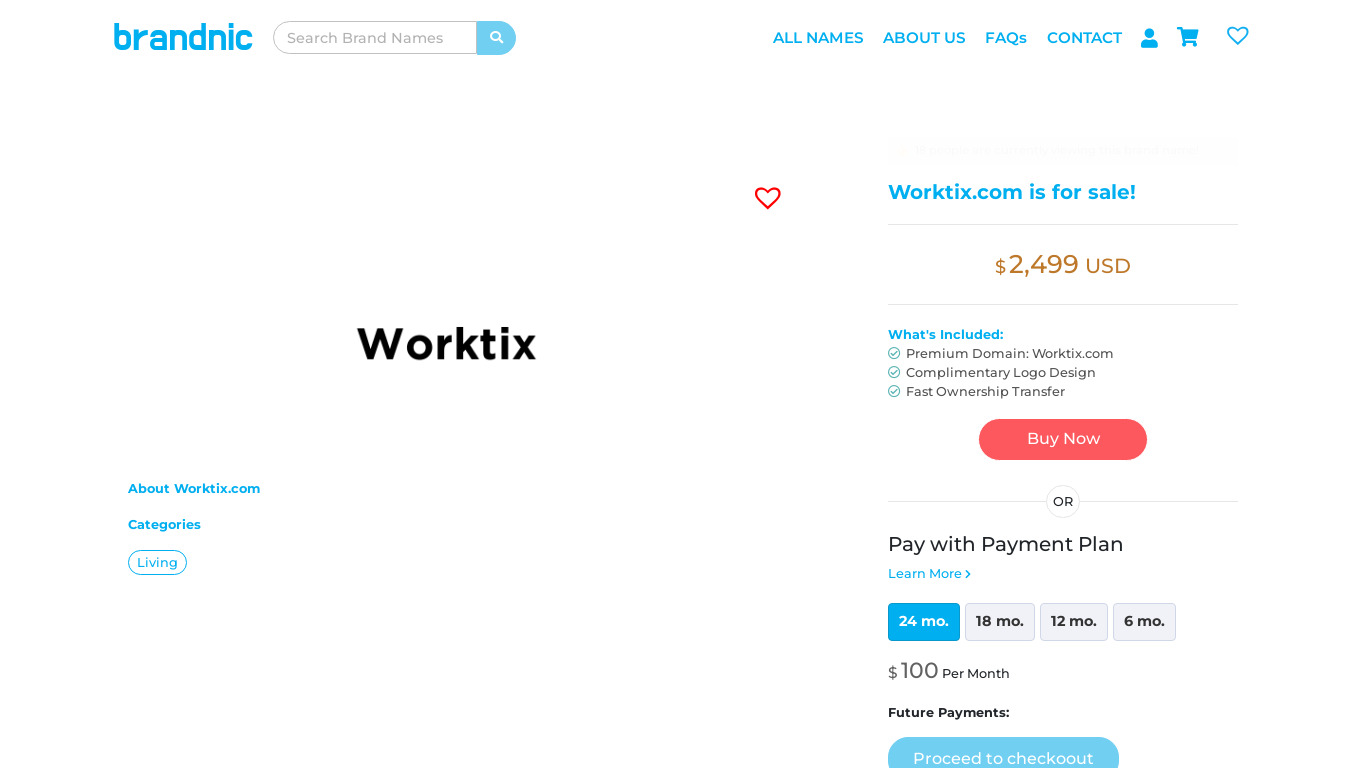 WorkTix Landing page