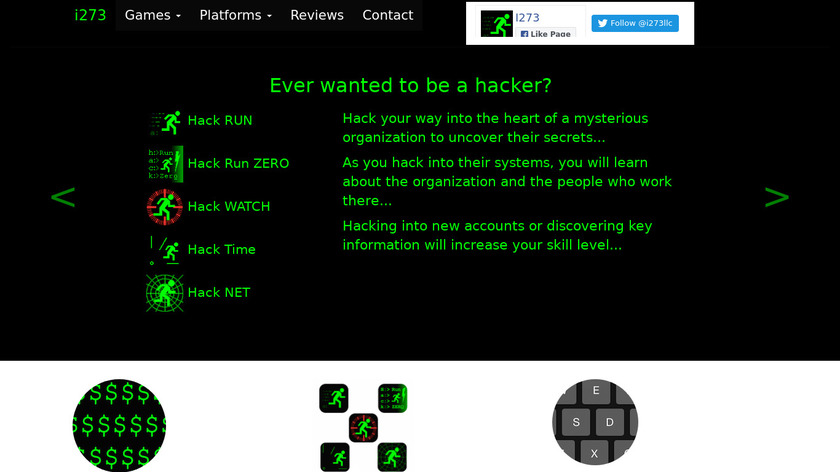 Hack Run Landing Page