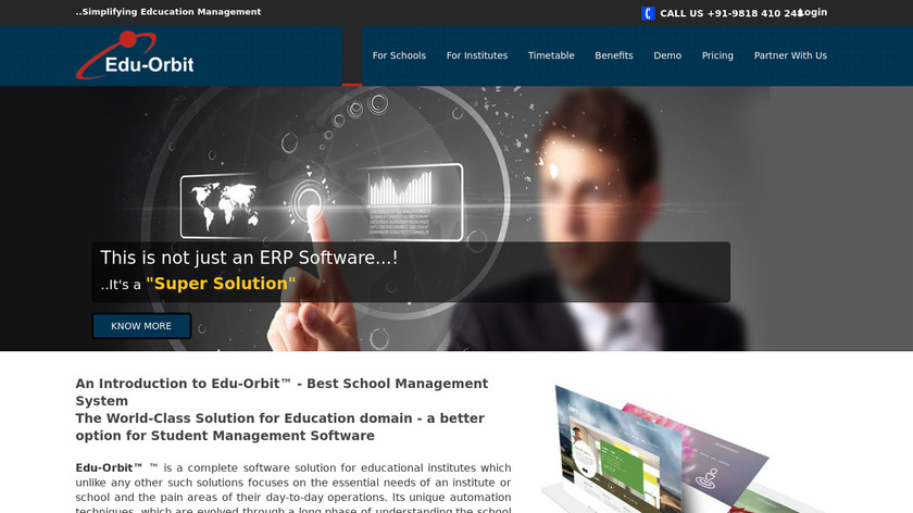 Edu-Orbit Landing Page