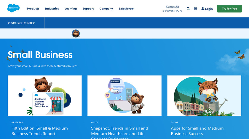 Salesforce for Quickbooks Landing Page