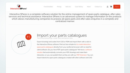 Spare Parts Catalog Software image
