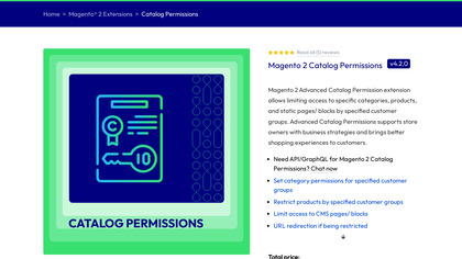 Magento 2 Catalogue Permissions image