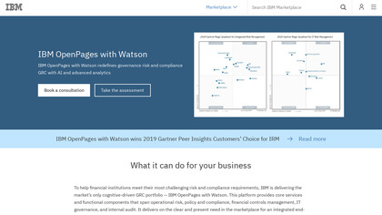 IBM OpenPages GRC Platform image