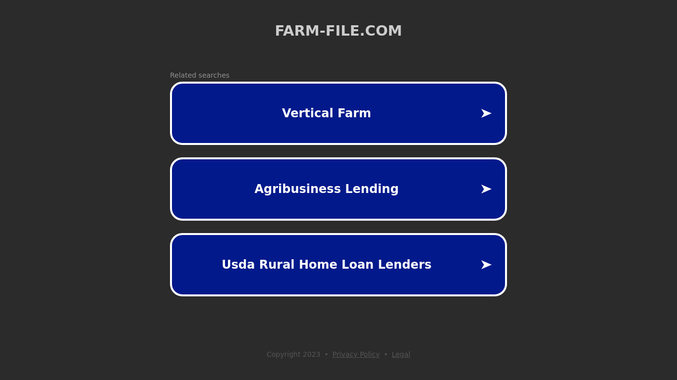 farm-file Landing page