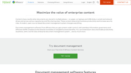 Alfresco Document Management System image