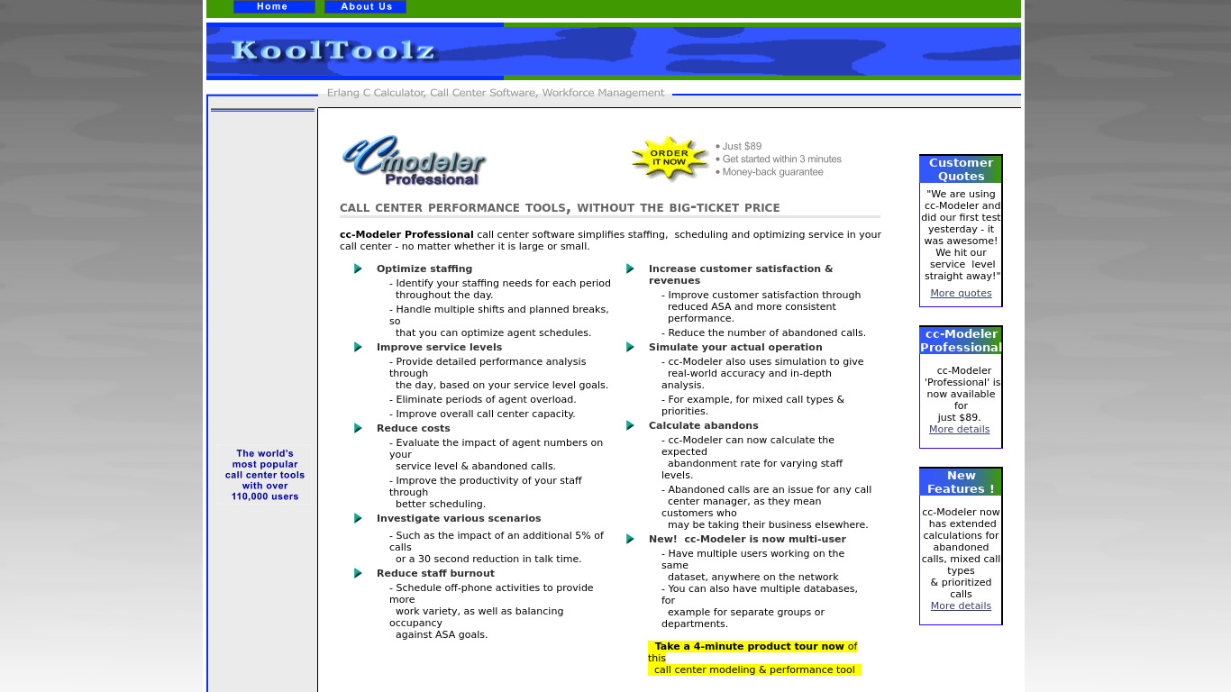cc-Modeler Professional Landing page