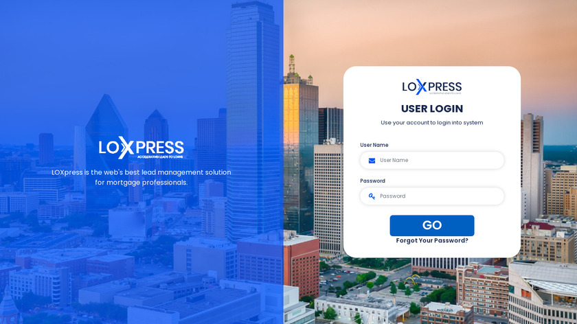 LOXpress Landing Page