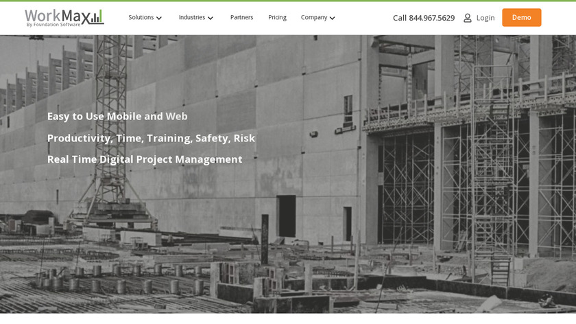 WorkMax Landing Page