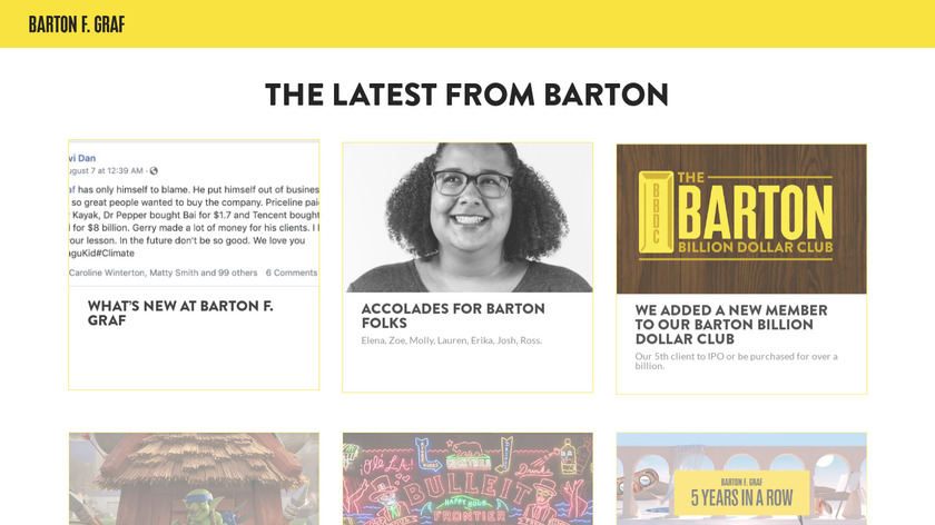 Barton F. Graf Landing Page