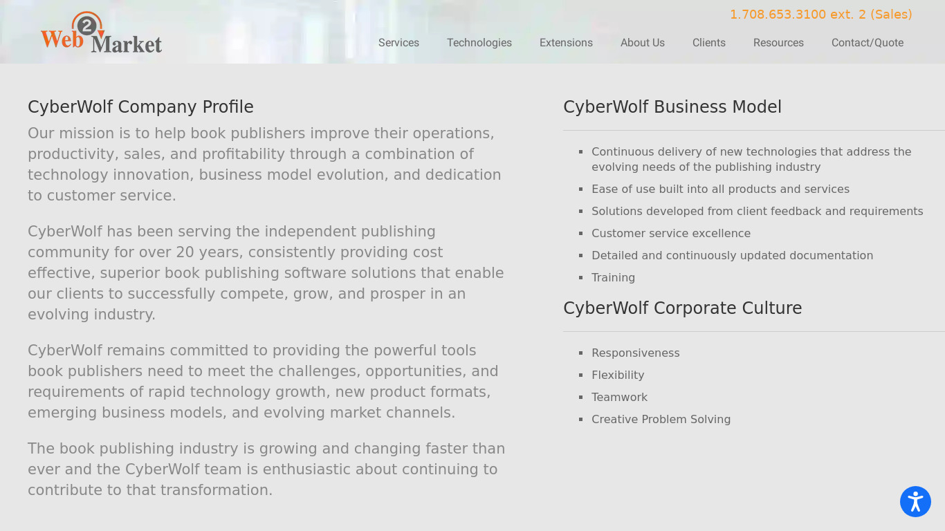 CyberWolf - Digital Marketing Company Landing page