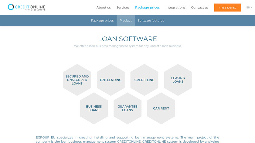 creditonline Landing Page