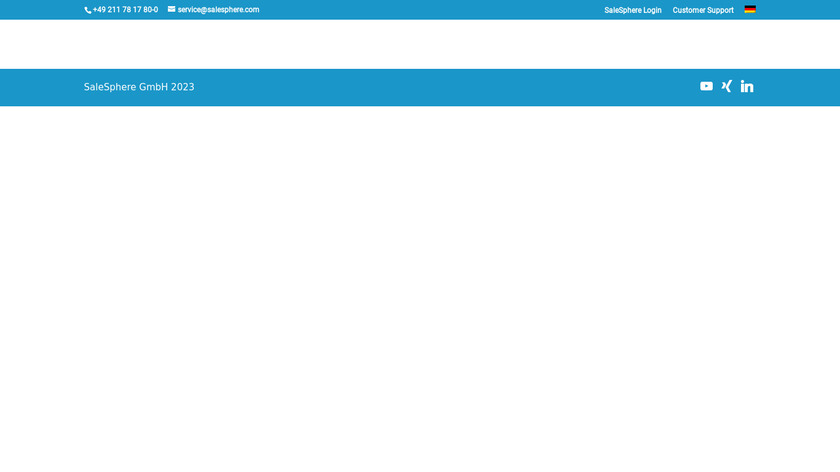 SaleSphere Landing Page
