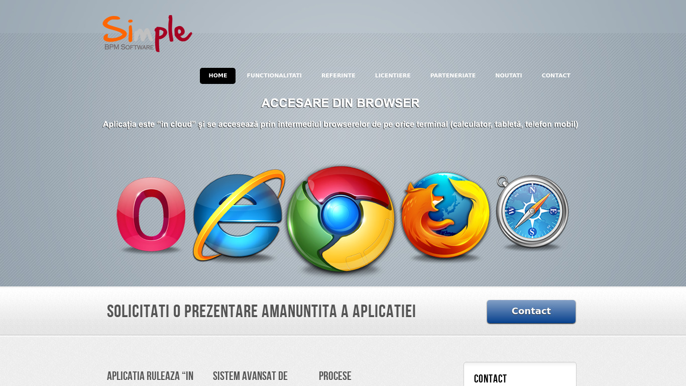 Simple BPM Landing page