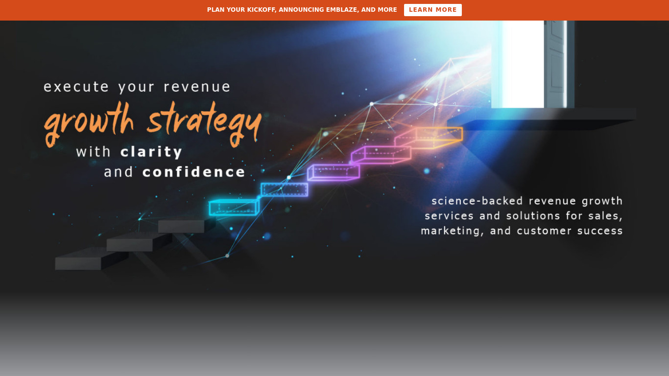 Corporate Visions Landing page