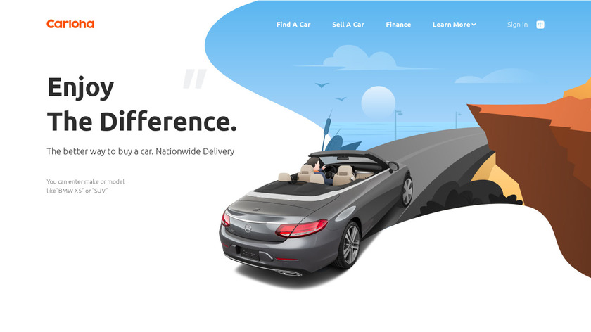 Carloha Landing Page