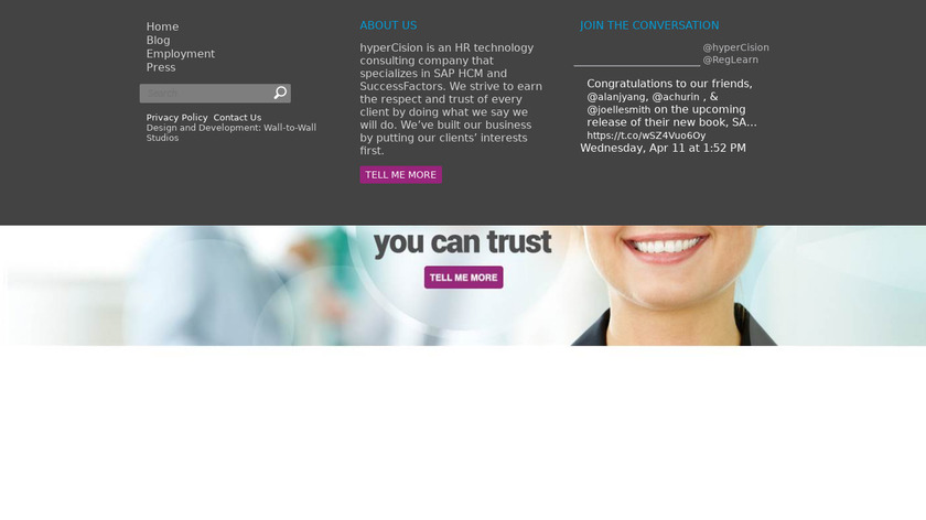 hyperCision Inc. Landing Page