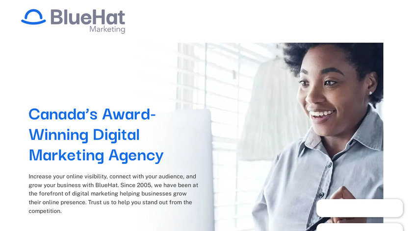 BlueHat Marketing Landing Page