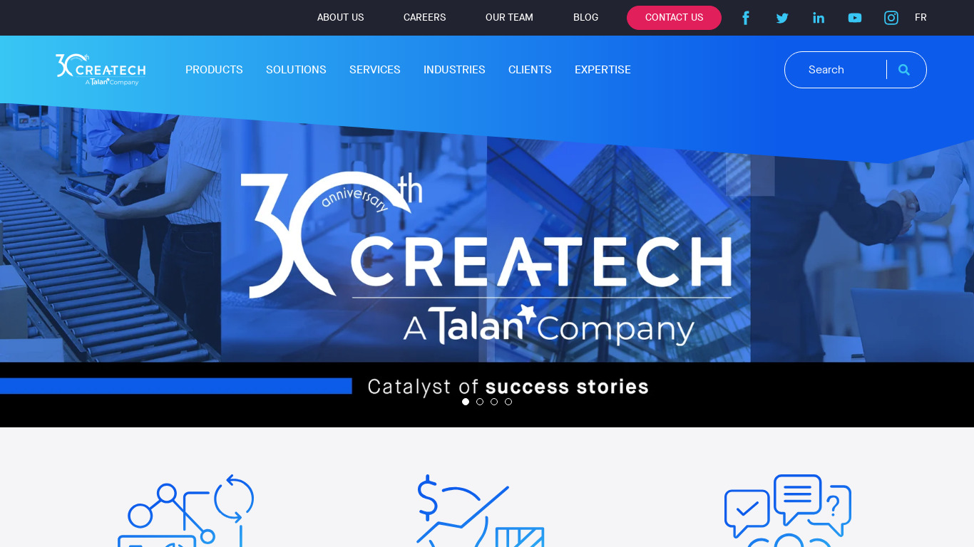 The Createch Group Landing page