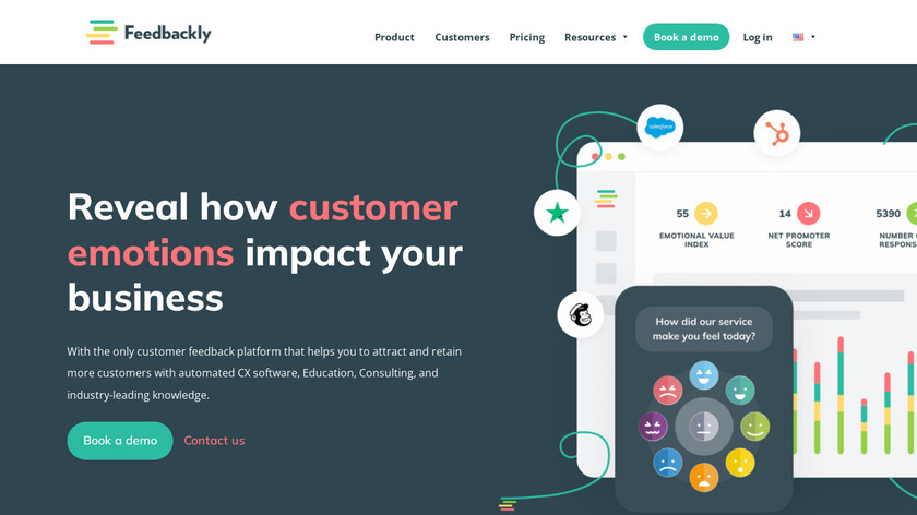 Feedbackly Landing Page