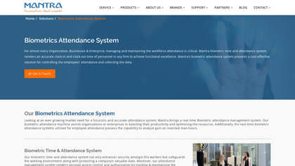 Biometric Attendance System by Mantra image