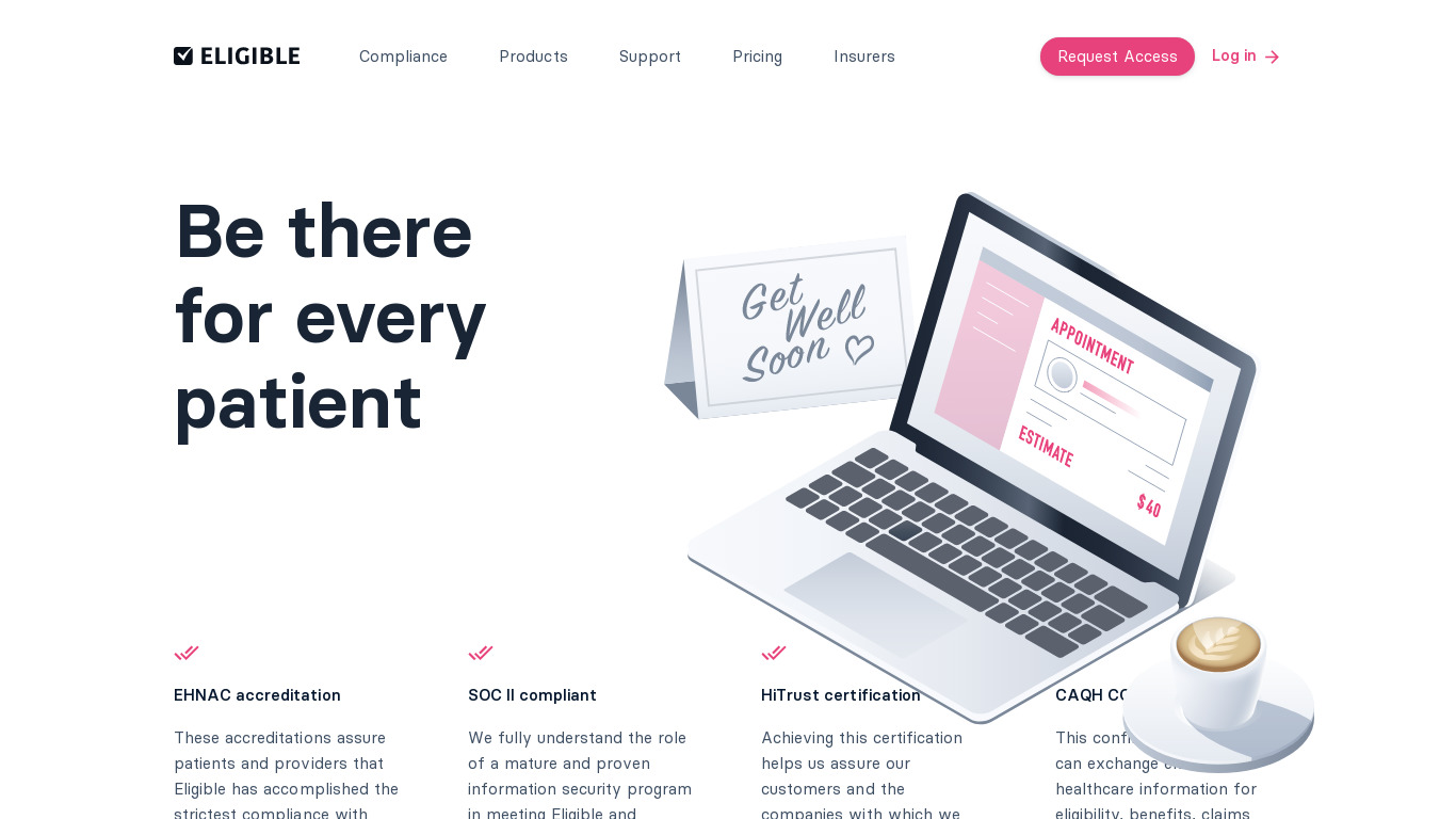 Eligible Landing page