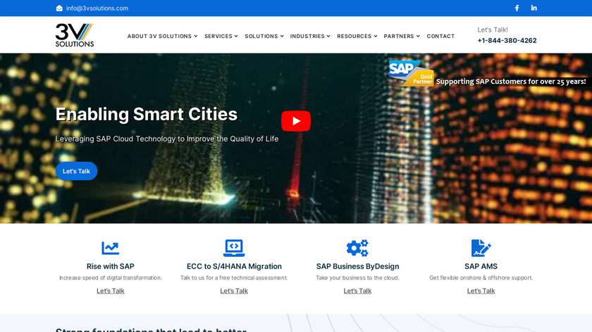 3V Solutions Landing Page