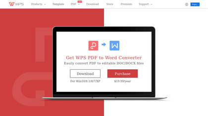 WPS PDF to Word image