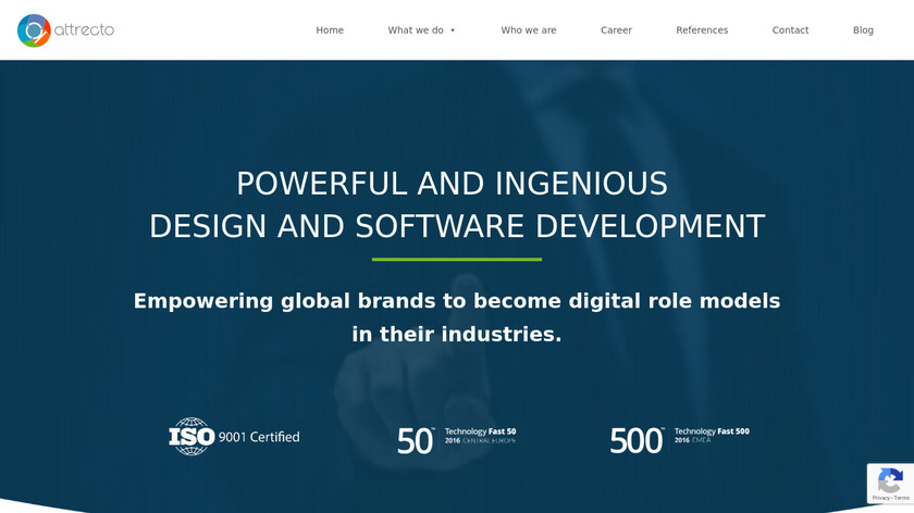 Attrecto Next Tech Digital Solutions Landing Page