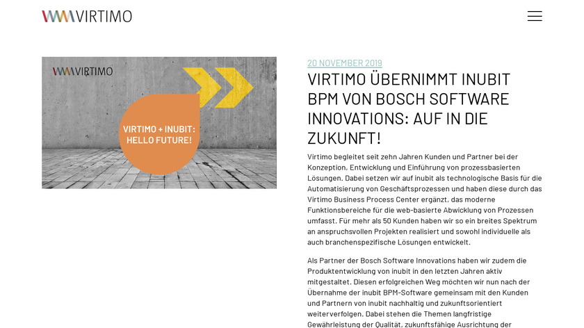 inubit Landing Page