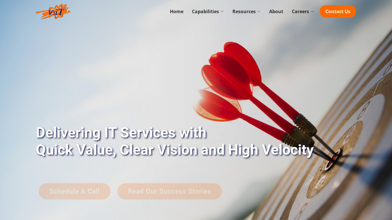 V3iT Consulting Landing page