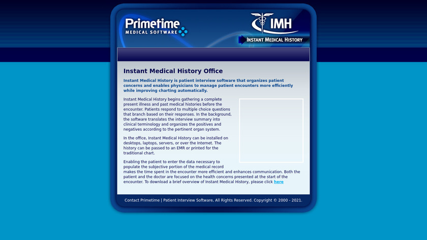 IMH Office Landing Page