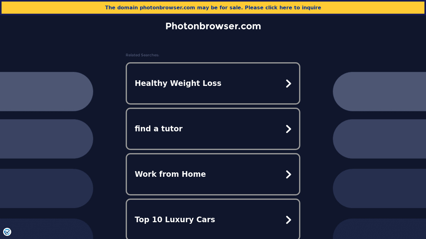 Photon Flash Player Landing page