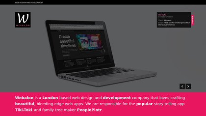 Webalon screenshot