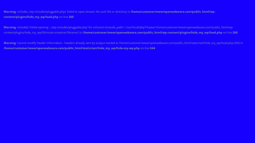 openWYSIWYG Landing Page