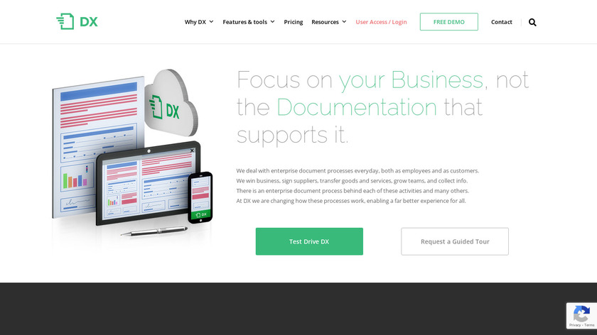 Docxpresso Landing Page