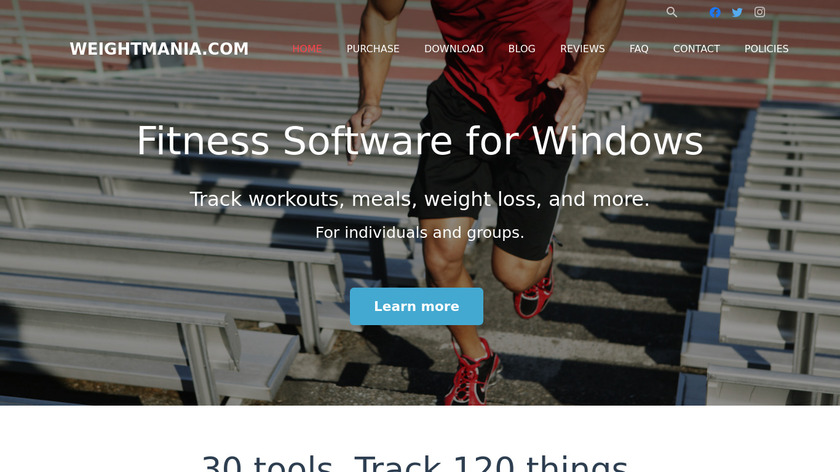 WeightmaniaPro Landing Page