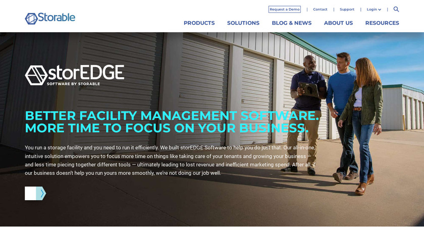StorEdge Landing Page