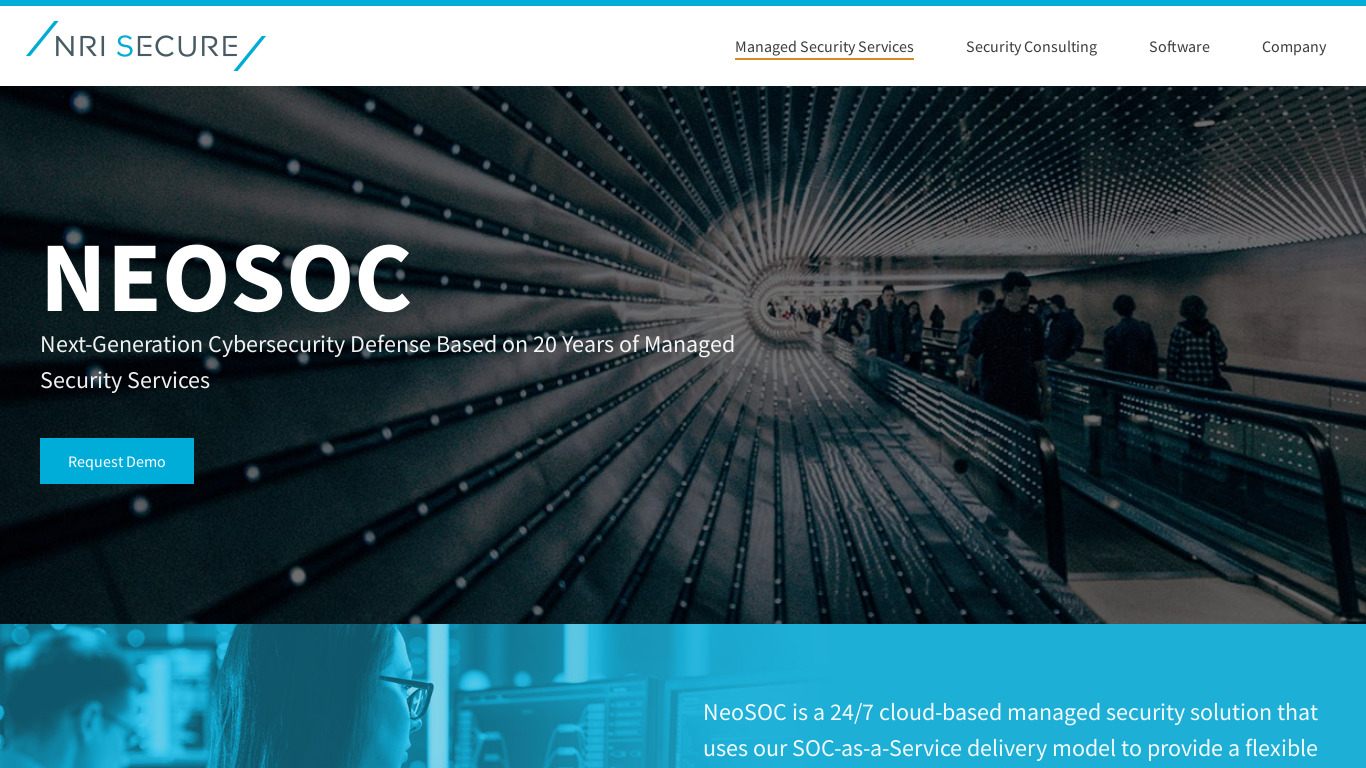nri-secure.com NEO Soc Landing page