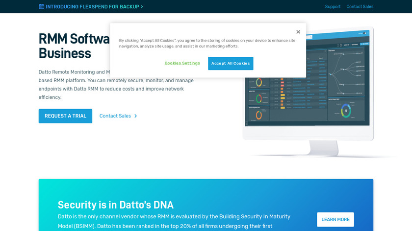 Datto RMM Landing Page