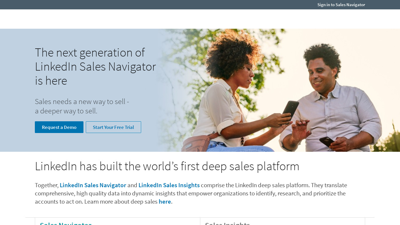 LinkedIn Rapportive Landing page