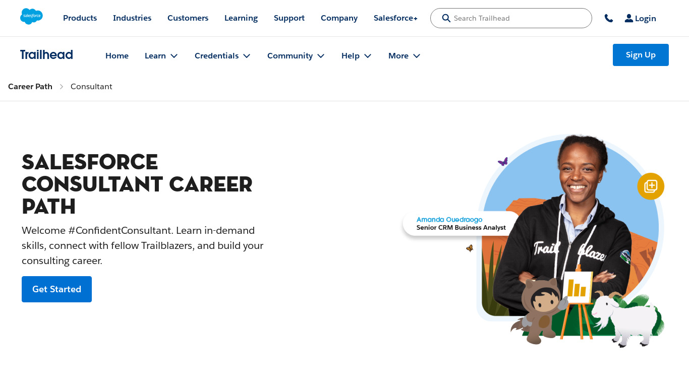 Salesforce.com Consulting Landing page