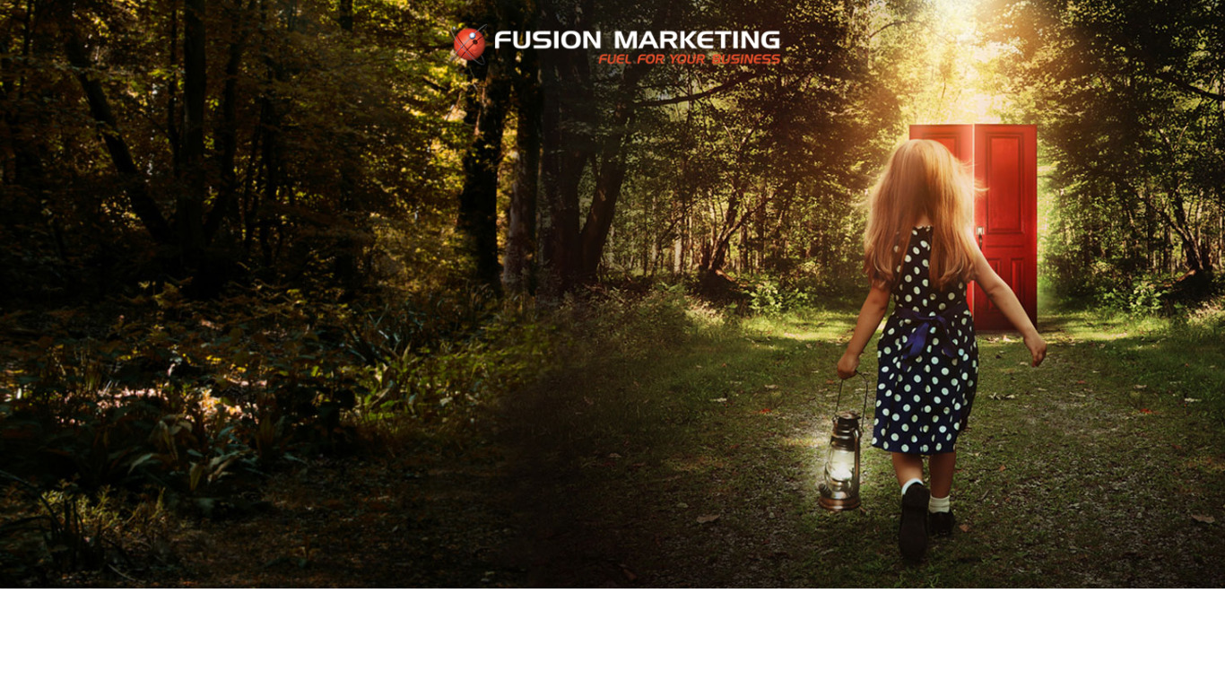 Fusion Marketing Landing page