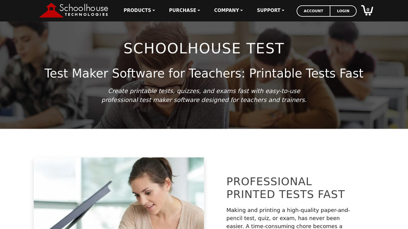 Schoolhouse Test Landing Page