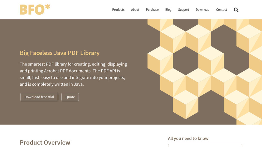 BFO PDF Library Landing Page