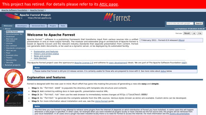 Apache Forrest image