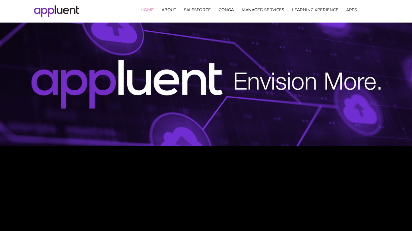 Appluent Business Solutions Landing page