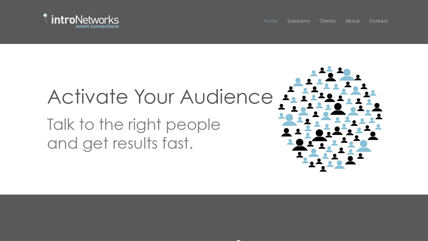introNetworks Landing page