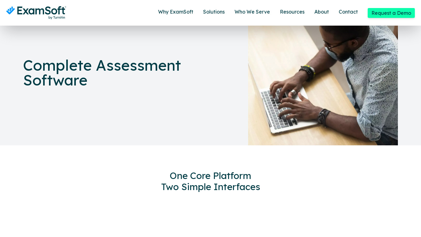 Examplify Landing page