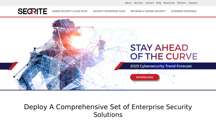 Seqrite Landing Page