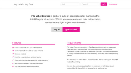 File Label Express image